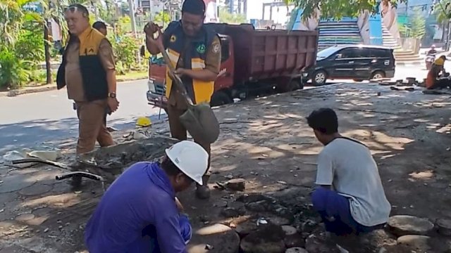 Usai Penertiban PKL, Pemkot Makassar Gas Pol Benahi Trotoar dan Drainase Bulogading