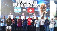 Rahman Pina Hadiri Nobar &ldquo;Bola Gembira&rdquo; TVRI Sulsel, Dorong Kebersamaan Lewat Sepak Bola