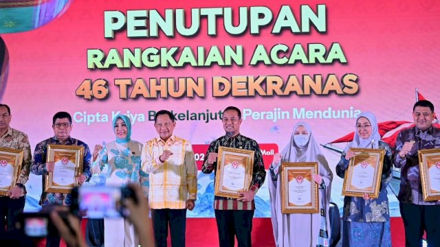 Ketua DPRD Sulsel Hadiri Penutupan HUT Dekranas ke-46 di Makassar, Dorong Penguatan Ekonomi Kreatif