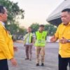 Usman Marham Antar Ketum Bahlil ke Bandara, Apresiasi Muhidin Sukseskan Musda Golkar Sulsel