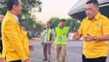 Usman Marham Antar Ketum Bahlil ke Bandara, Apresiasi Muhidin Sukseskan Musda Golkar Sulsel