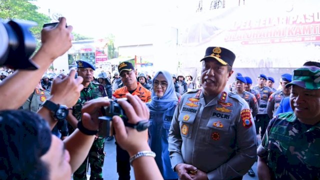 Ketua DPRD Sulsel Hadiri Apel Gelar Pasukan Silaturahmi Kamtibmas di Makassar