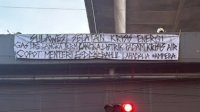 Massa HMI Kepung DPRD, Paripurna Terhenti, Spanduk Copot ESDM Terpasang di Flyover&nbsp;