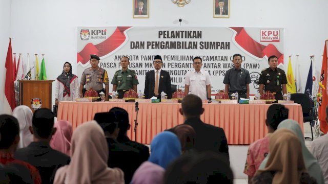 Bupati Bantaeng Saksikan Pelantikan Anggota PPK