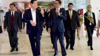 Gubernur Sulsel Jemput Gubernur Ehime di Bandara Sultan Hasanuddin