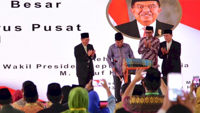 Didampingi Gubernur Sulsel, Wapres JK Buka Musyawarah Besar Ke-7 DPP IMMIM