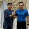 Adnan Sambut Hangat Kedatangan AHY di Rujab Gowa