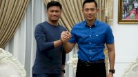 Adnan Sambut Hangat Kedatangan AHY di Rujab Gowa