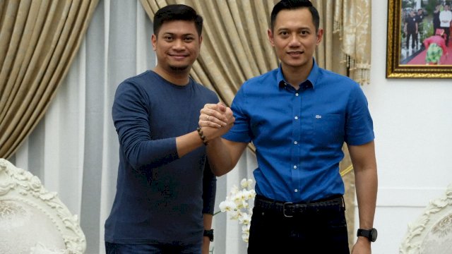 Adnan Sambut Hangat Kedatangan AHY di Rujab Gowa