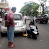 Parkir Dibadan Jalan, Dishub Makassar Rutin Gembok Ban Mobil
