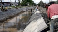 Mutu Kualitas Dinding Beton Rehabilitasi Sungai Alitta Pinrang, Di Pertanyakan, Ada Mainka?
