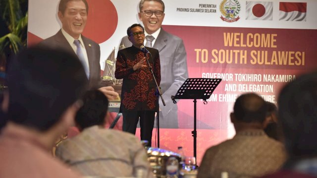 Gubernur – Wagub Sulsel Makan Malam Bersama Gubernur Ehime