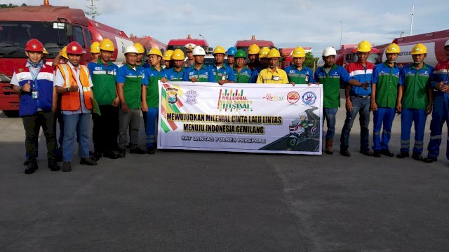 Satlantas Parepare Ajak Pelajar Sebagai Pelopor Berlalu Lintas