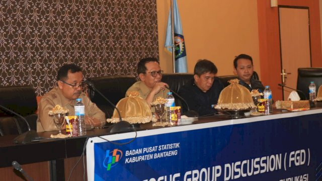 Gandeng BPD Pemda Bantaeng Mulai Sinkronkan Data Melalui FGD