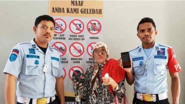 Petugas P2U Rutan Kelas 1 Makassar Berhasil Gagalkan Selundup Handphone