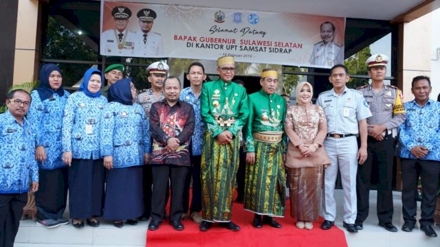Nurdin Abdullah Puji Kepemimpinn RMS dan Dolla Mando di HUT Sidrap