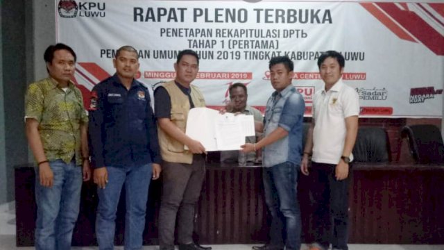KPU Luwu Tetapkan Jumlah DPTb Ini Dia Hasilnya
