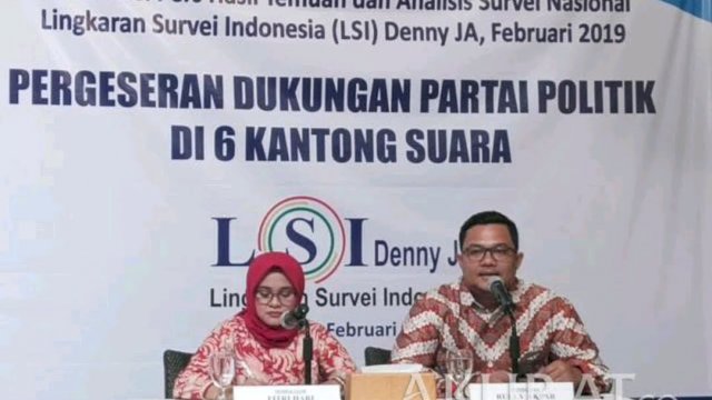 Survei LSI,  NasDem Lolos PT Pemilu, Perindo dan PPP Terancam Gugur