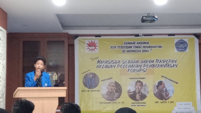 BEM PTM Gelar Seminar Revisi UU KPK