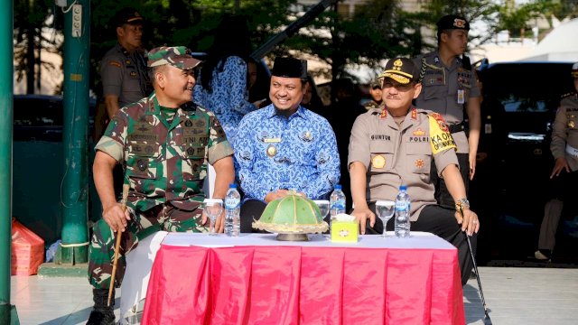 Wagub  Hadiri Apel Gelar Pasukan Pengamanan Jelang Pelantikan Kepala Negara