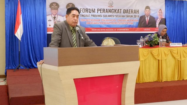 Disdukcapildalduk dan KB se Sulsel Bahas Program 2020 di Forum Perangkat Daerah