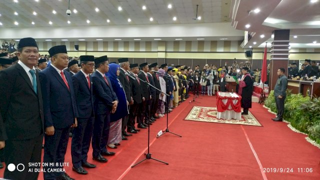 Lima Nama Pimpinan DPRD Sulsel Tinggal Menunggu SK Mendagri