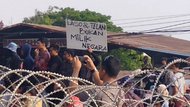 Mahasiswa Makassar Kembali Kepung Gedung DPRD Sulsel