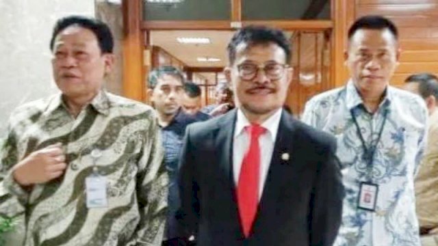 Usai Dilantik SYL Sapa Pegawai Kementan