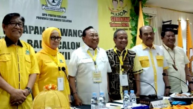 Gelar Penjaringan, Golkar Sulsel Tanya Kandidat Soal 02