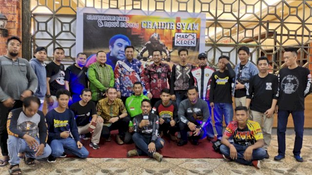 Kumpul Komunitas Ojek di Maros, Chaidir Syam; Izinkan Saya Maju Pilkada