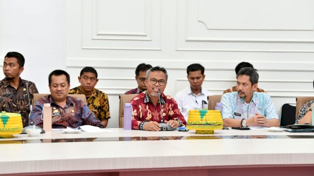 Gubernur NA Pimpin FGD Program Prioritas Tiga Daerah