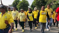 Puluhan Ribu Warga Meriahkan Jalan Santai HUT Golkar di Lutra