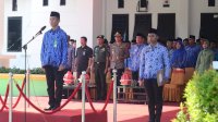 Upacara HUT Korpri di Enrekang, Dirangkai Penyerahan Kartu Taspen untuk CPNS