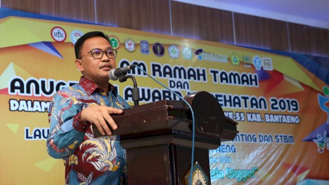 Hadiri Ramah Tamah HKN, Bupati Bantaeng Diberi Kejutan Ulang Tahun