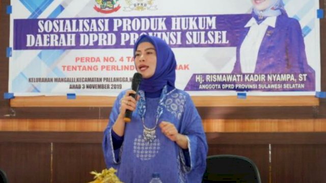 Sosialisasikan Perda Anak, Rismawati Ajak Masyarakat Peduli Anak