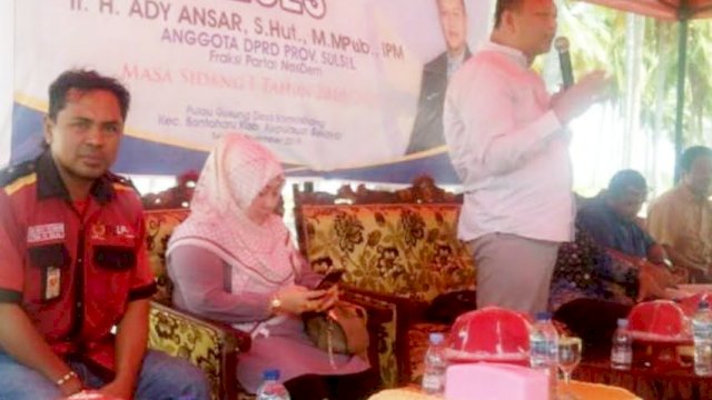 Reses di Selayar, Ady Anzar Sumbang Pembangunan  Masjid