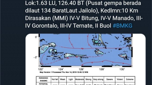 Gempa 7,4 Magnitudo Berpotensi Tsunami Warga Berlarian ke Dataran Tinggi
