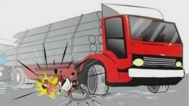 Ibu 73 tahun Tewas Dilindas Truk Kontainer