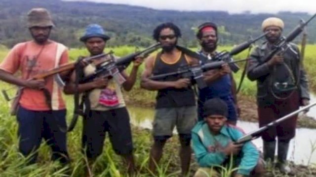 Kelompok KKB di Papua. (Istimewa).