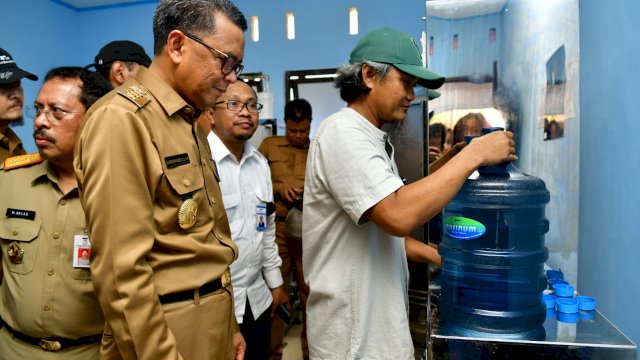 Nurdin Abdullah Jelaskan Awal Hadirnya Teknologi Air Siap Minum di Pulau