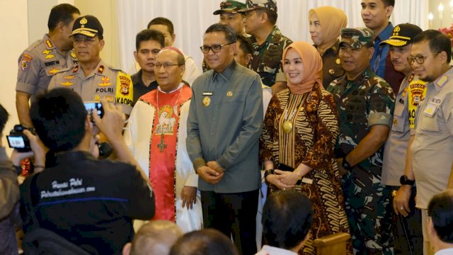Gubernur Sulsel Silaturahmi Bersama Forkopimda Persiapan Natal dan Tahun Baru