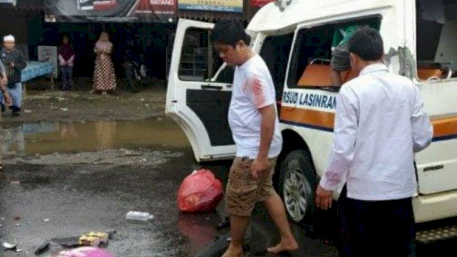 Pasien Rujukan RSUD Pinrang Tewas Kecelakaan