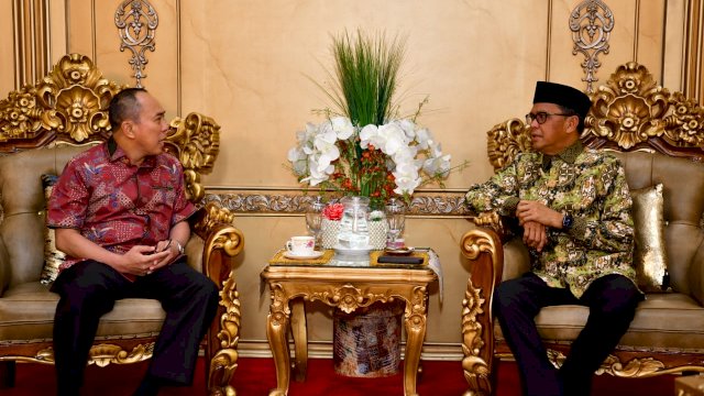 Nurdin Abdullah Sambut Pangdam XIV Hasanuddin yang Baru