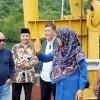 Pokja Hibah Aset Tinjau Lokasi Pelabuhan Pattumbukan