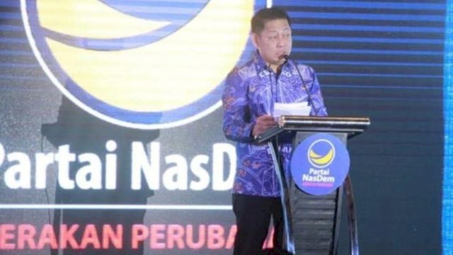 Ketua DPW Nasdem Sulsel, Rusdi Masse