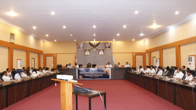 Pemkab Bantaeng Evaluasi Capaian Kinerja di Monev Triwulan IV
