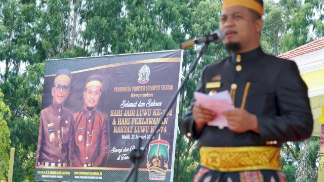 Wagub Hadiri Perayaan Akbar Hari Jadi Luwu Ke-752 dan Perlawanan Rakyat Luwu Ke-74