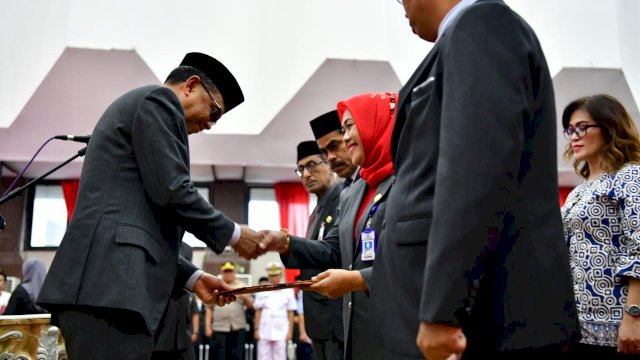 Nurdin Abdullah Harap Pejabat Baru Bisa Genjot Kekuatan Pemprov Sulsel