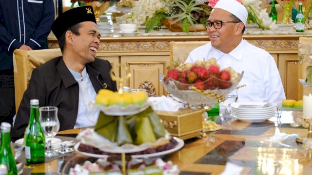 Nurdin Abdullah Jamu Ustadz Abdul Somad di Rujab Gubernur