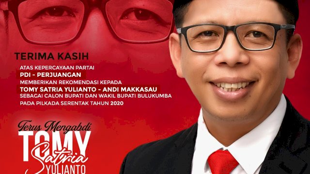 Tomi Satria Yulianto Bakal Calon BUpati Bulukumba